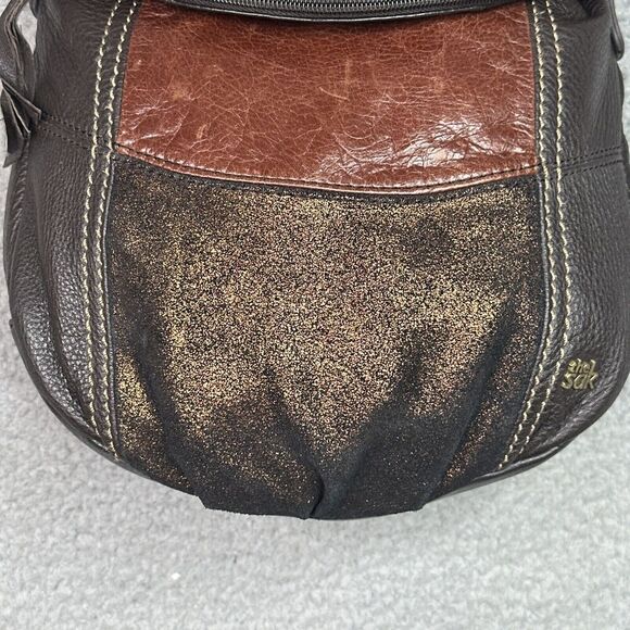 The Sak Deena Leather Crossbody Bag Brown ad - Picture 3 of 16